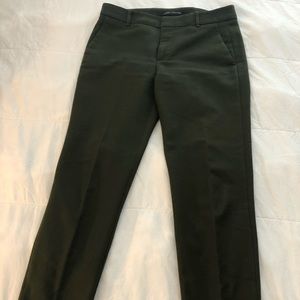 Zara Woman olive green ankle pants